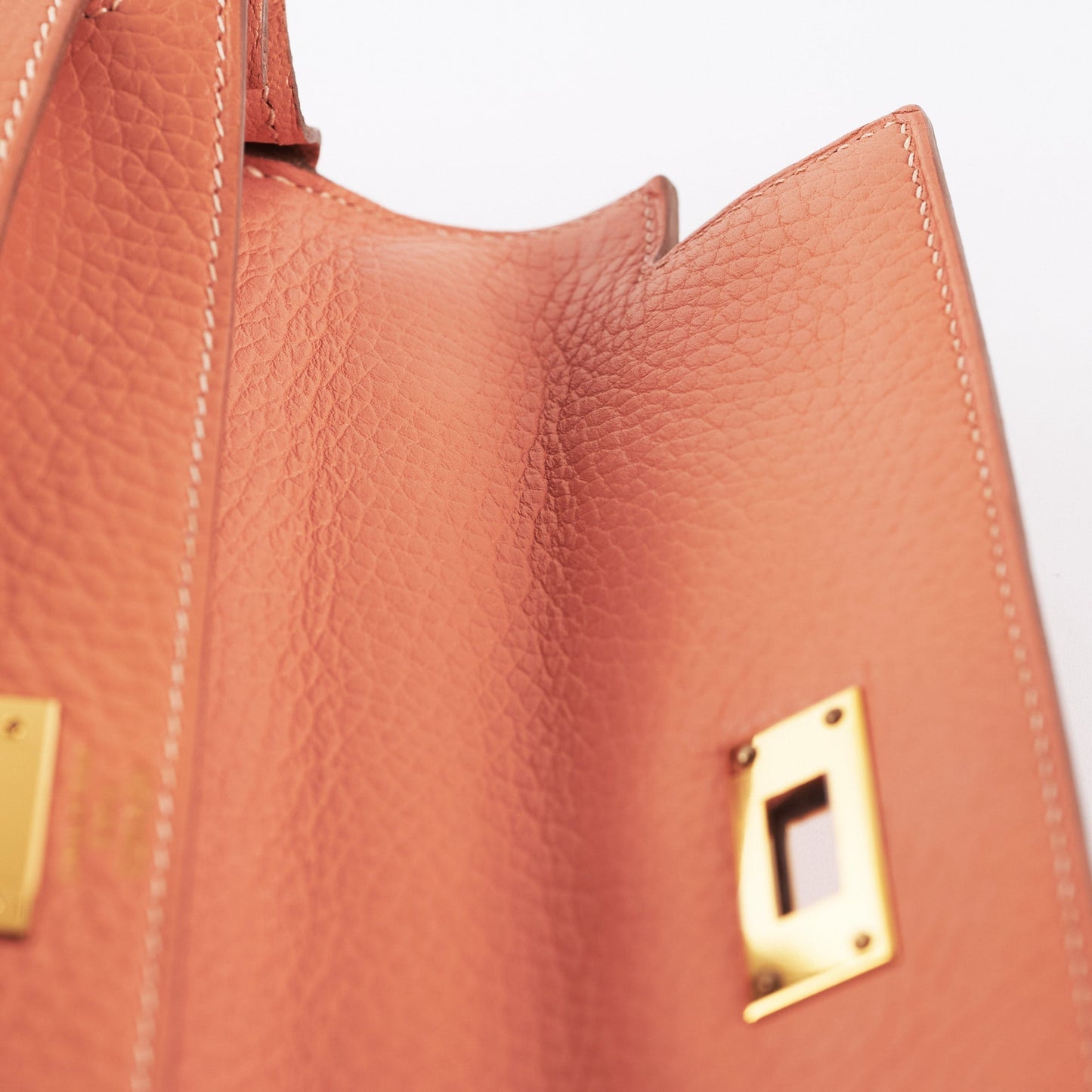 Hermes Kelly 28 Clemence Crevette Stamp Q Square (2013)