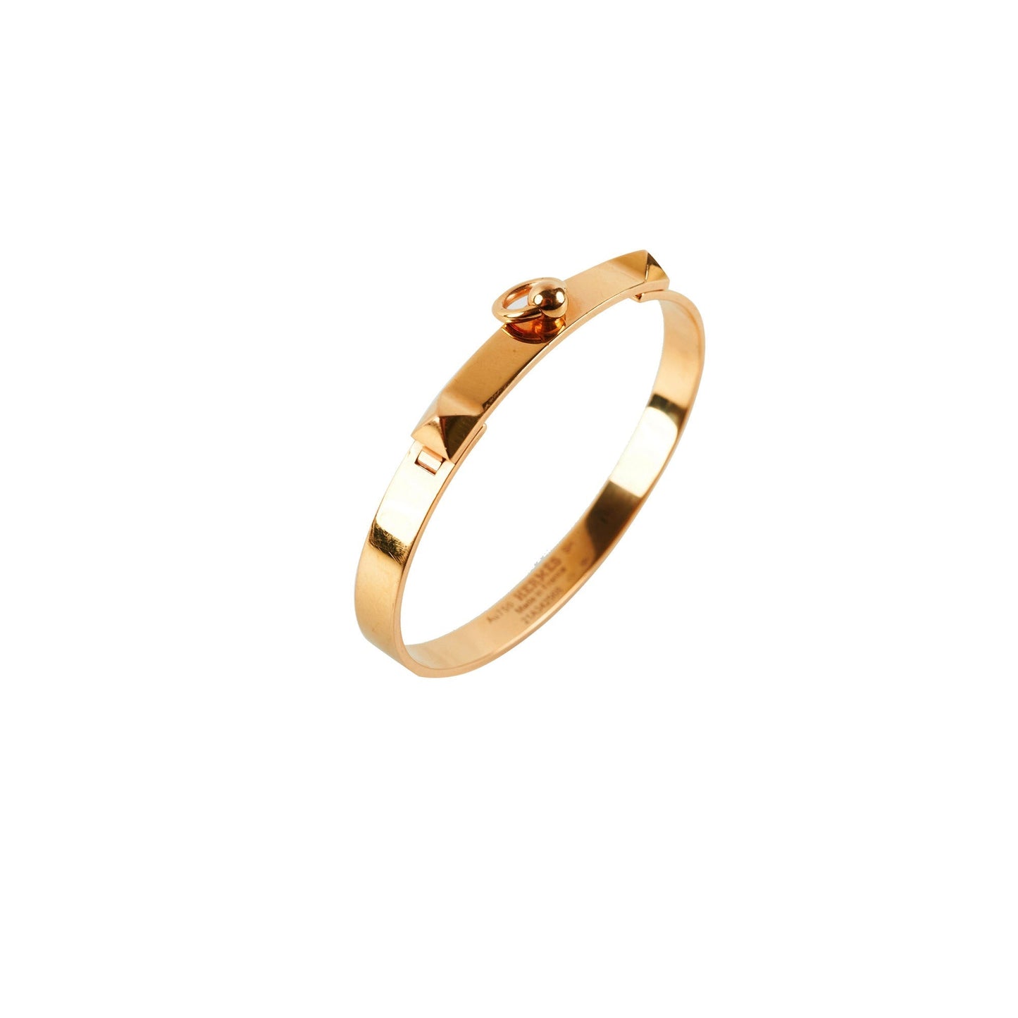 Hermes Collier De Chien Bangle Yellow Gold (Size SH)