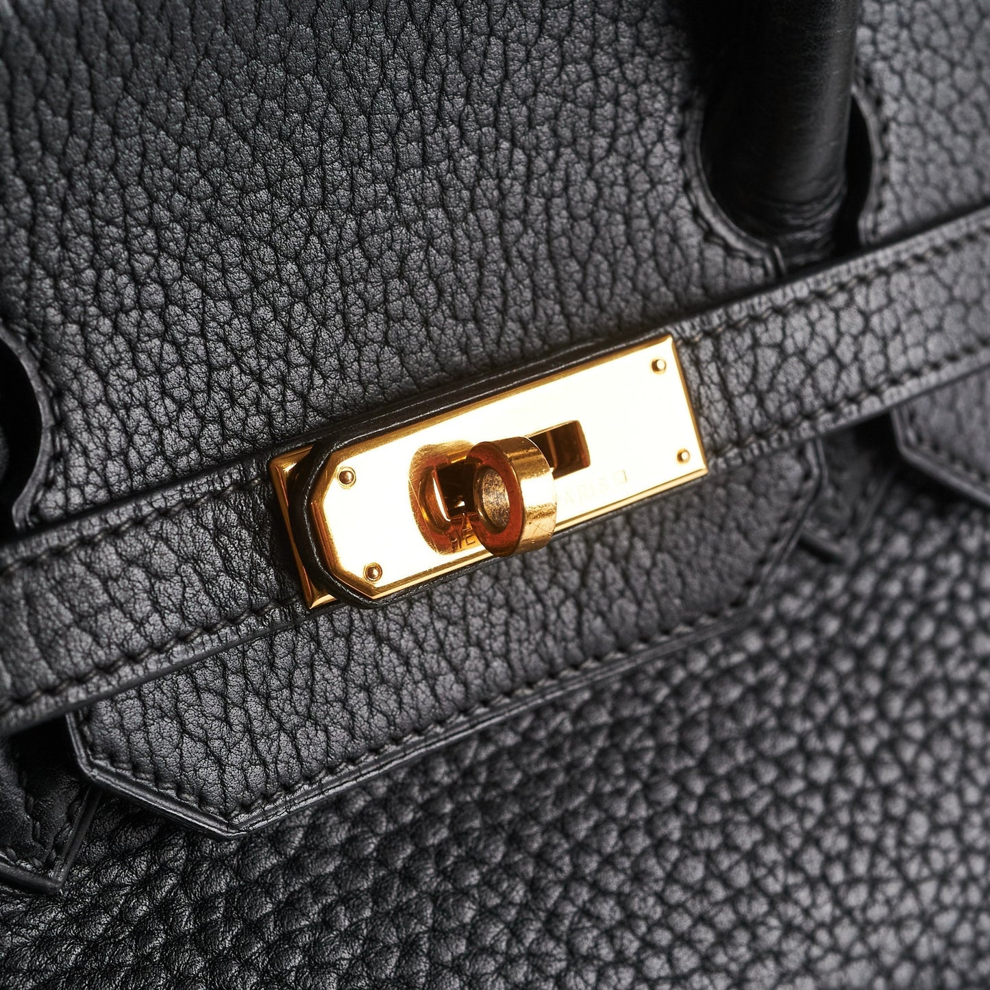 Hermes Birkin 35 Black Clemence Stamp Z Circle