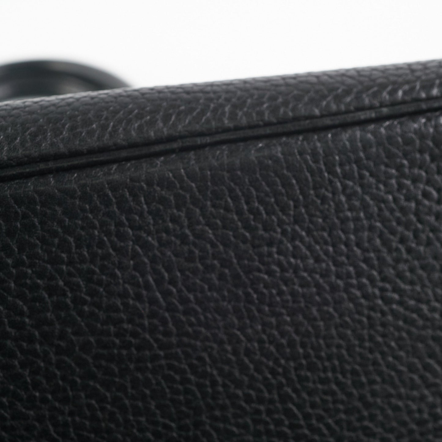 Hermes Birkin 35 Black Clemence Stamp Z Circle