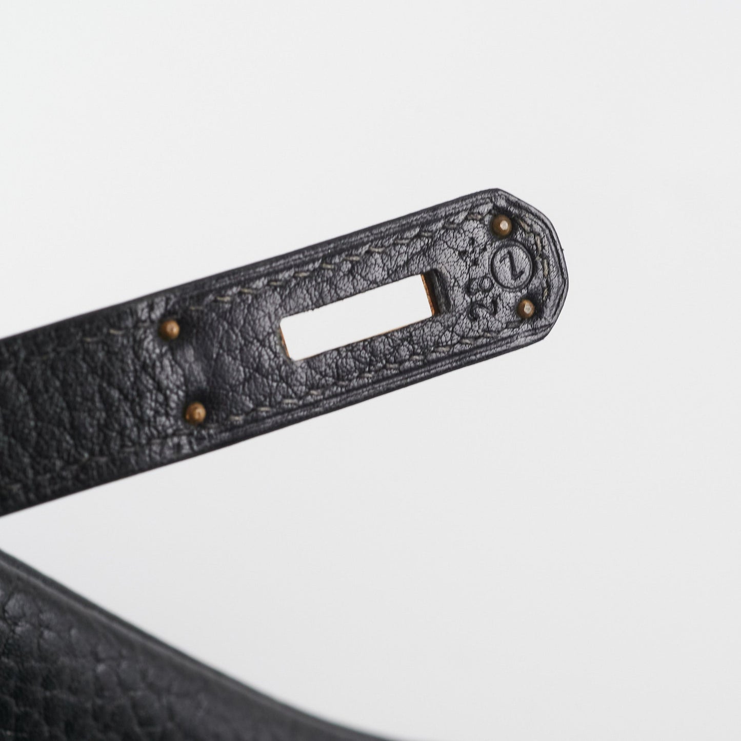 Hermes Birkin 35 Black Clemence Stamp Z Circle