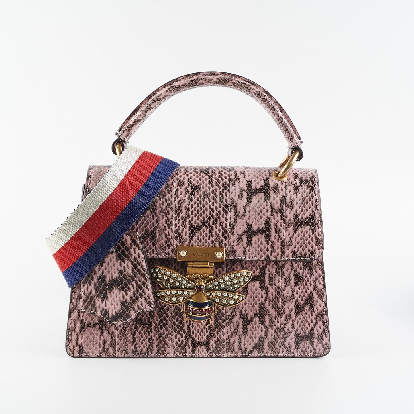 Gucci Queen Margaret Small Pink Python on hold