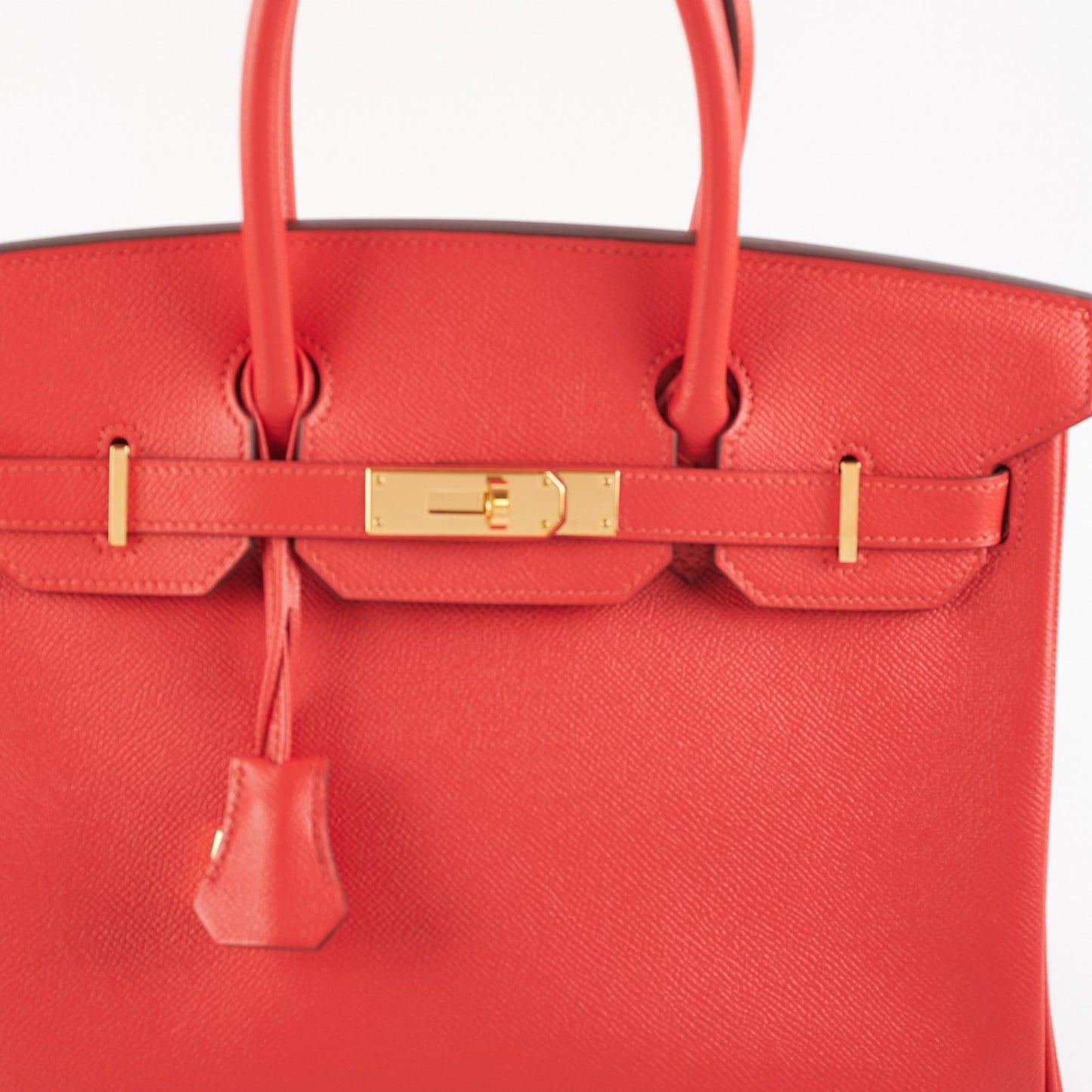 Hermes Birkin 30 Rouge Tomate Veau Epsom - Stamp A 2017