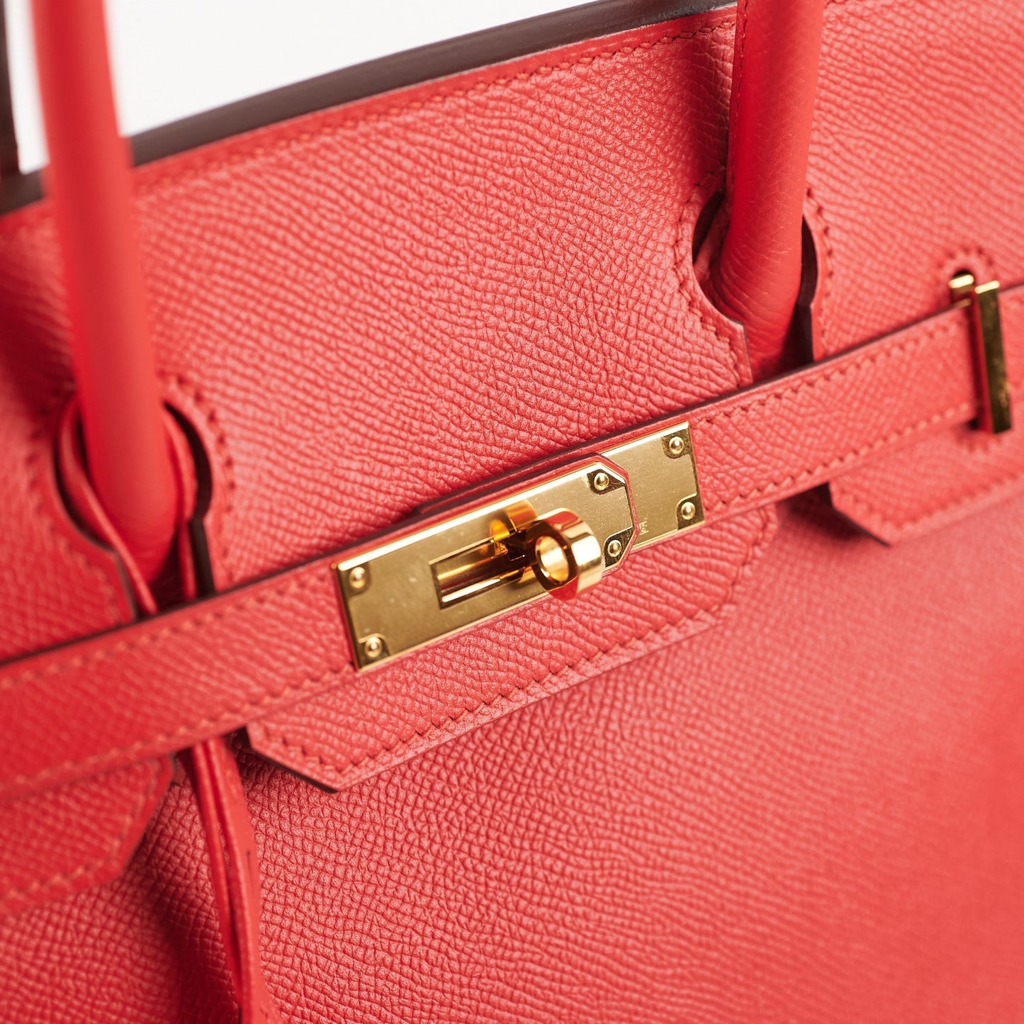 Hermes Birkin 30 Rouge Tomate Veau Epsom - Stamp A 2017