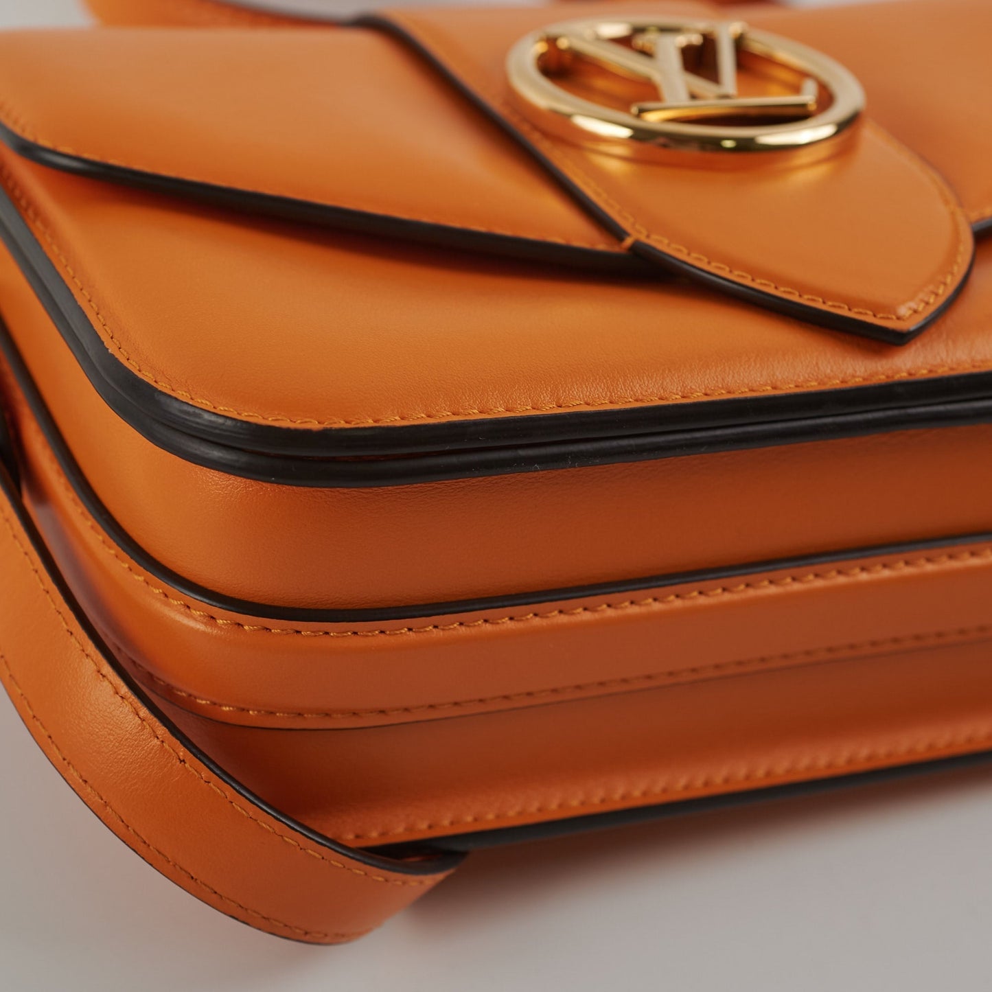 ITEM 33 - Louis Vuitton MM Pont 9 Gold Crossbody Bag