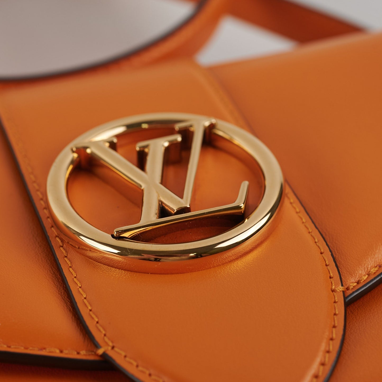 ITEM 33 - Louis Vuitton MM Pont 9 Gold Crossbody Bag