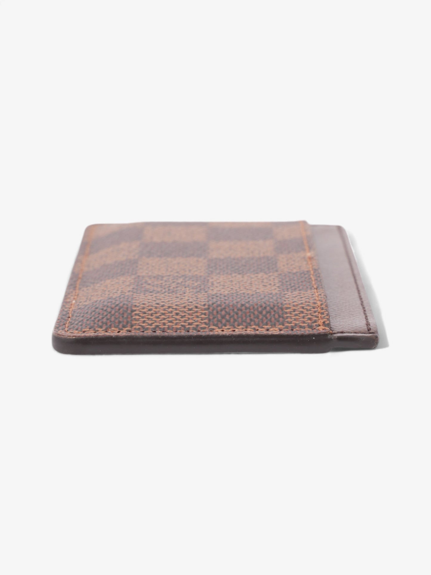 Louis Vuitton Card Holder Damier Ebene Coated Canvas