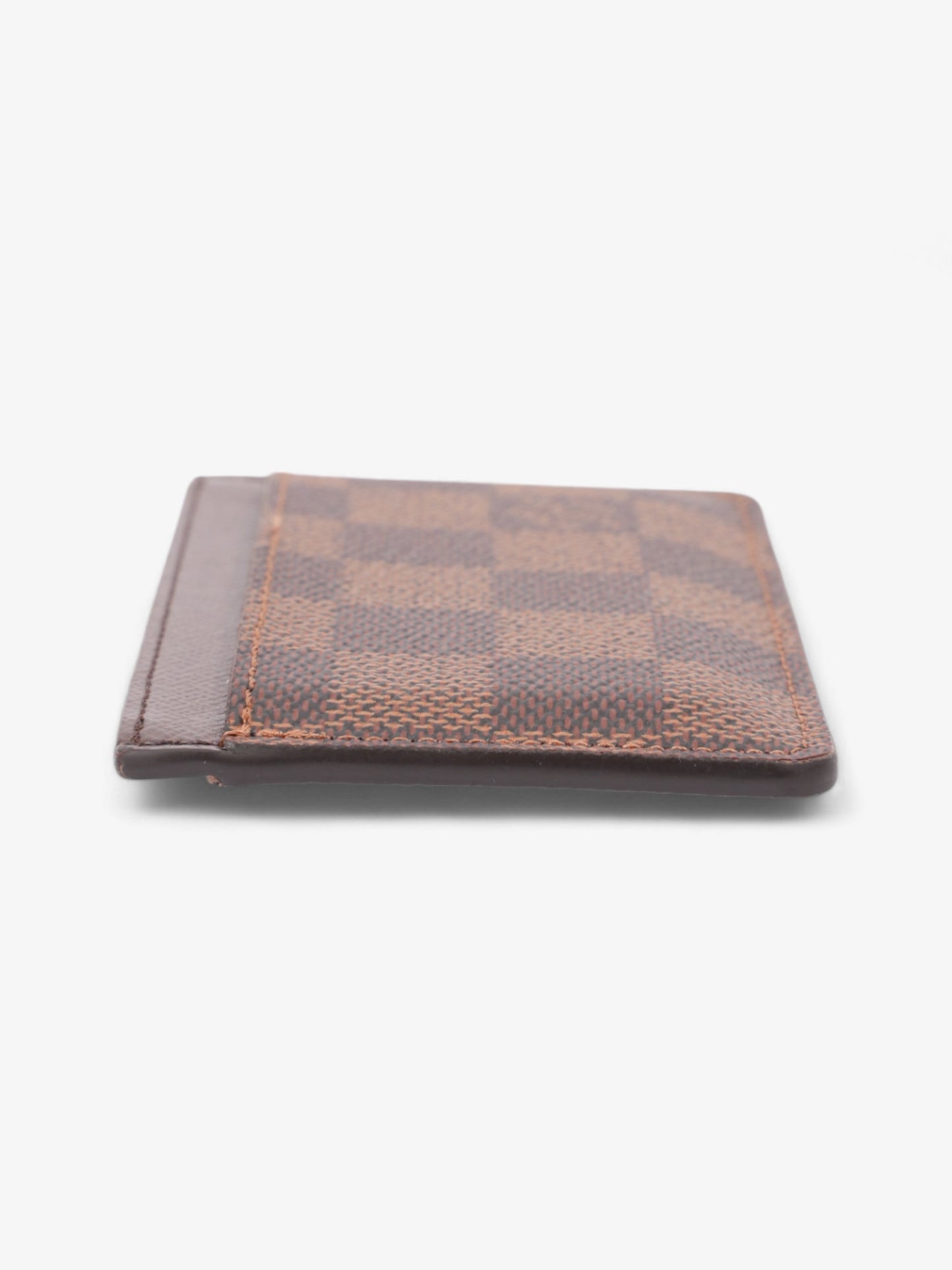 Louis Vuitton Card Holder Damier Ebene Coated Canvas