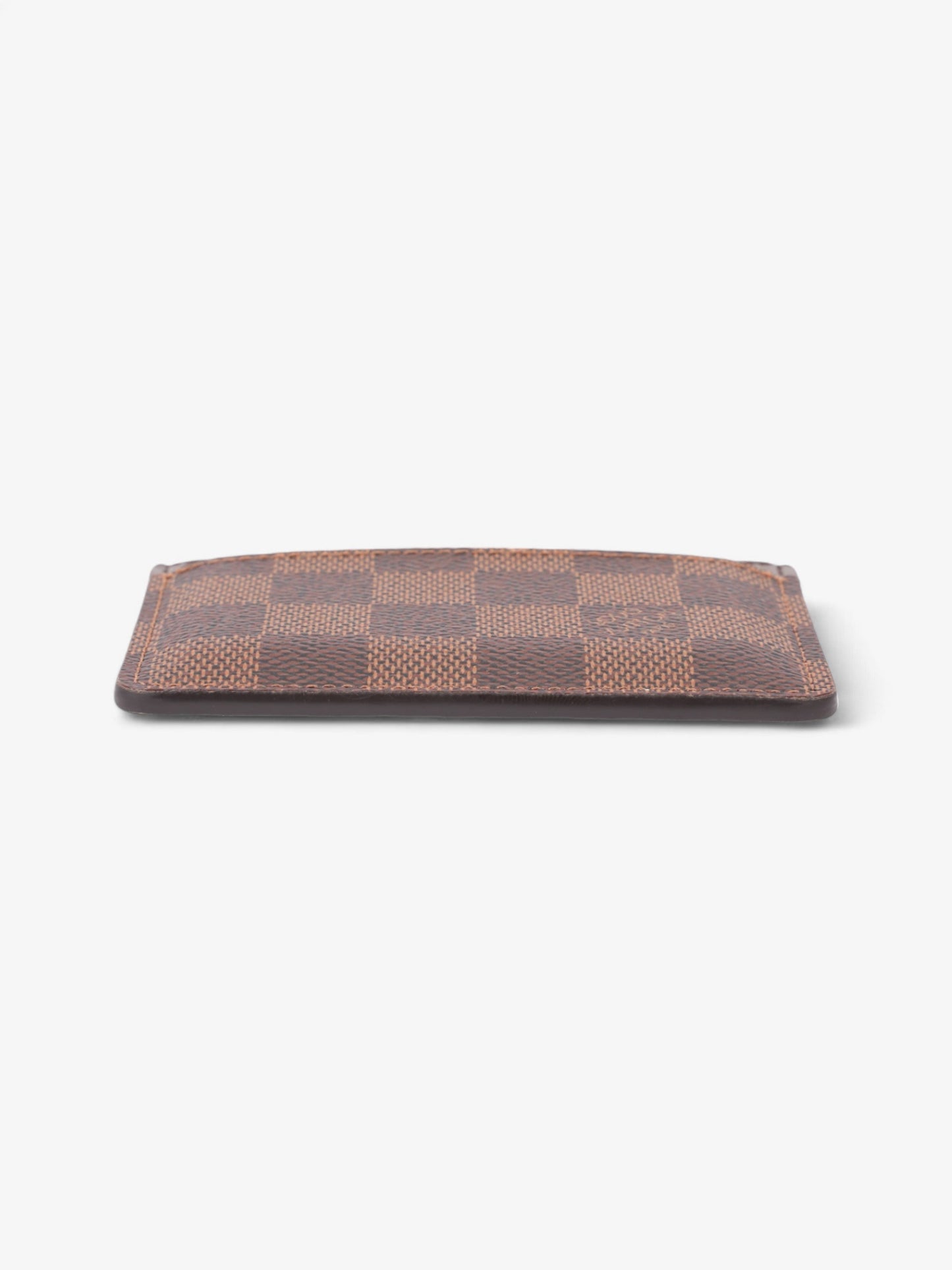 Louis Vuitton Card Holder Damier Ebene Coated Canvas