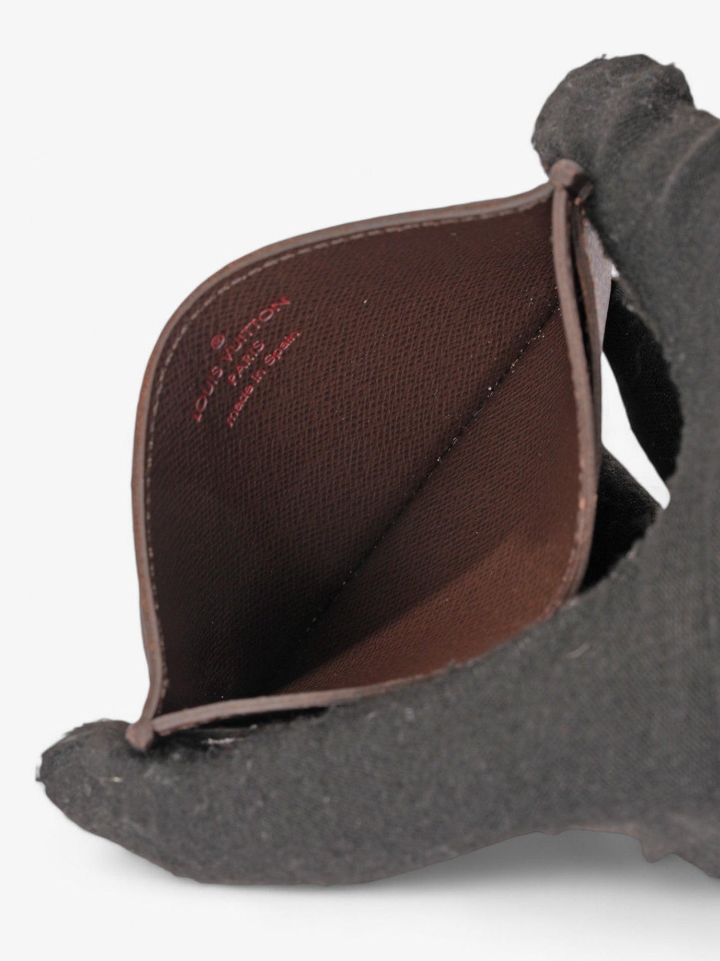 Louis Vuitton Card Holder Damier Ebene Coated Canvas