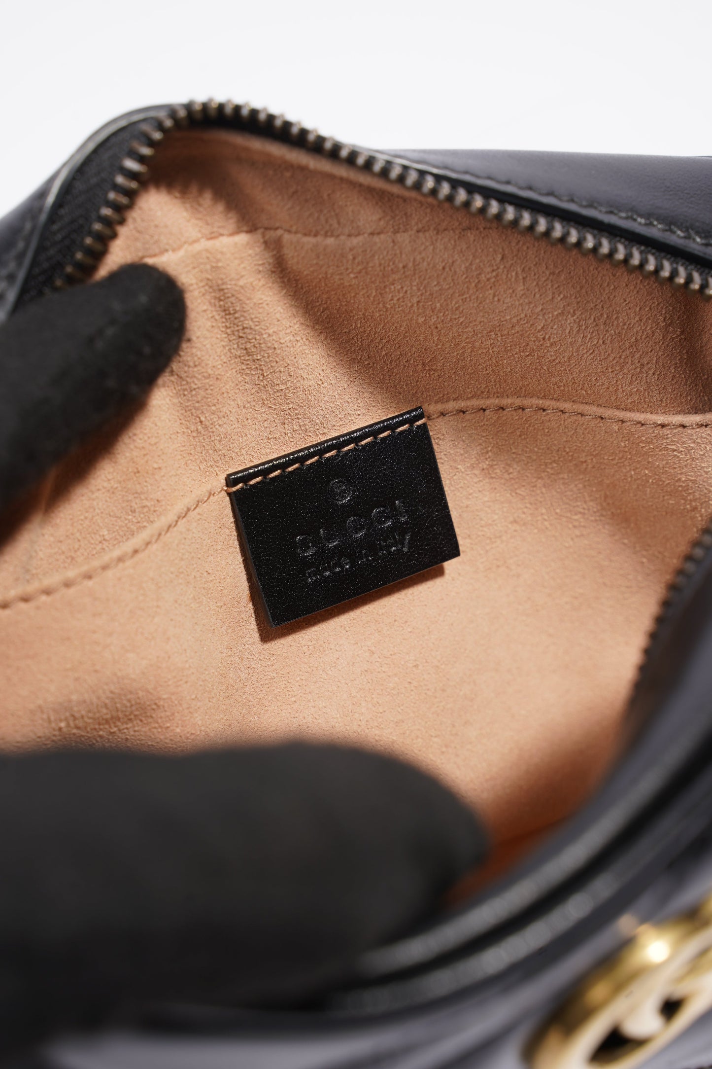 Gucci GG Marmont Matelasse Mini Black Matelasse Leather