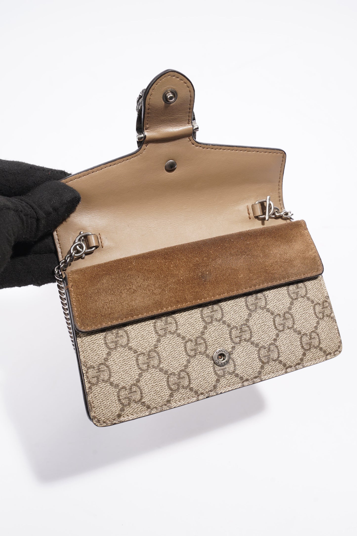 Gucci Super Mini Dionysus GG Supreme Coated Canvas