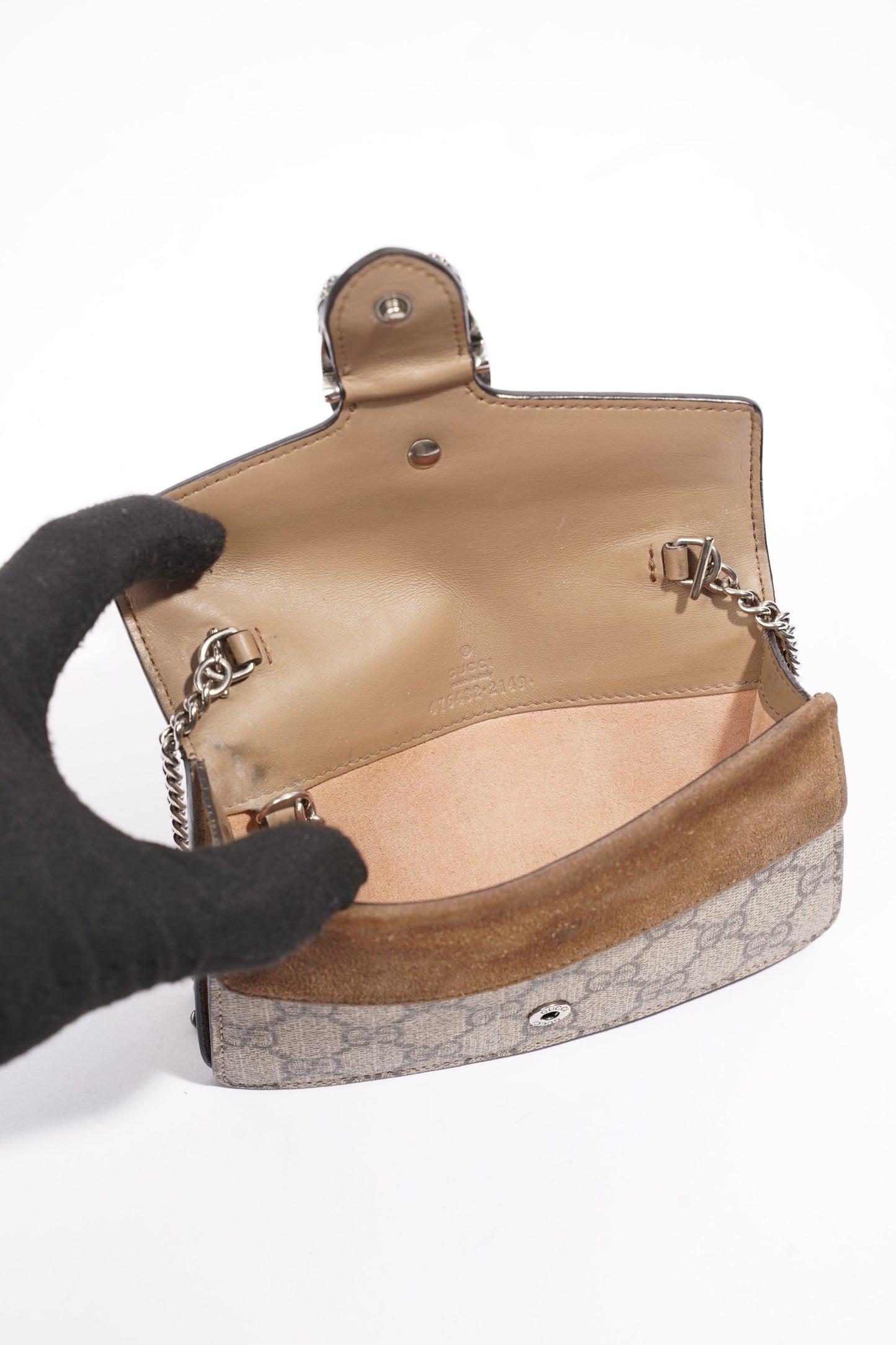 Gucci Super Mini Dionysus GG Supreme Coated Canvas
