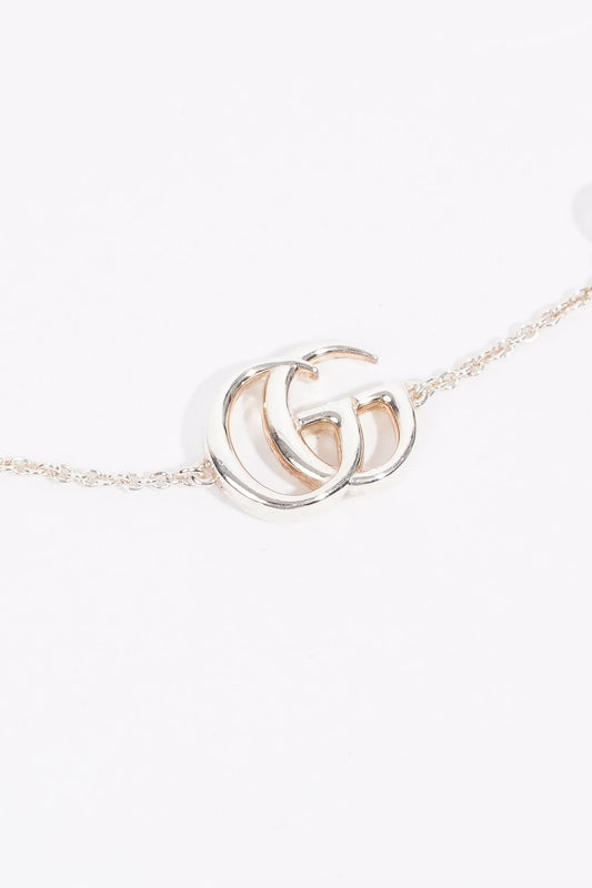 Gucci GG Marmont Mother Of Pearl Bracelet Silver / Pink Pearl Silver Sterling 18
