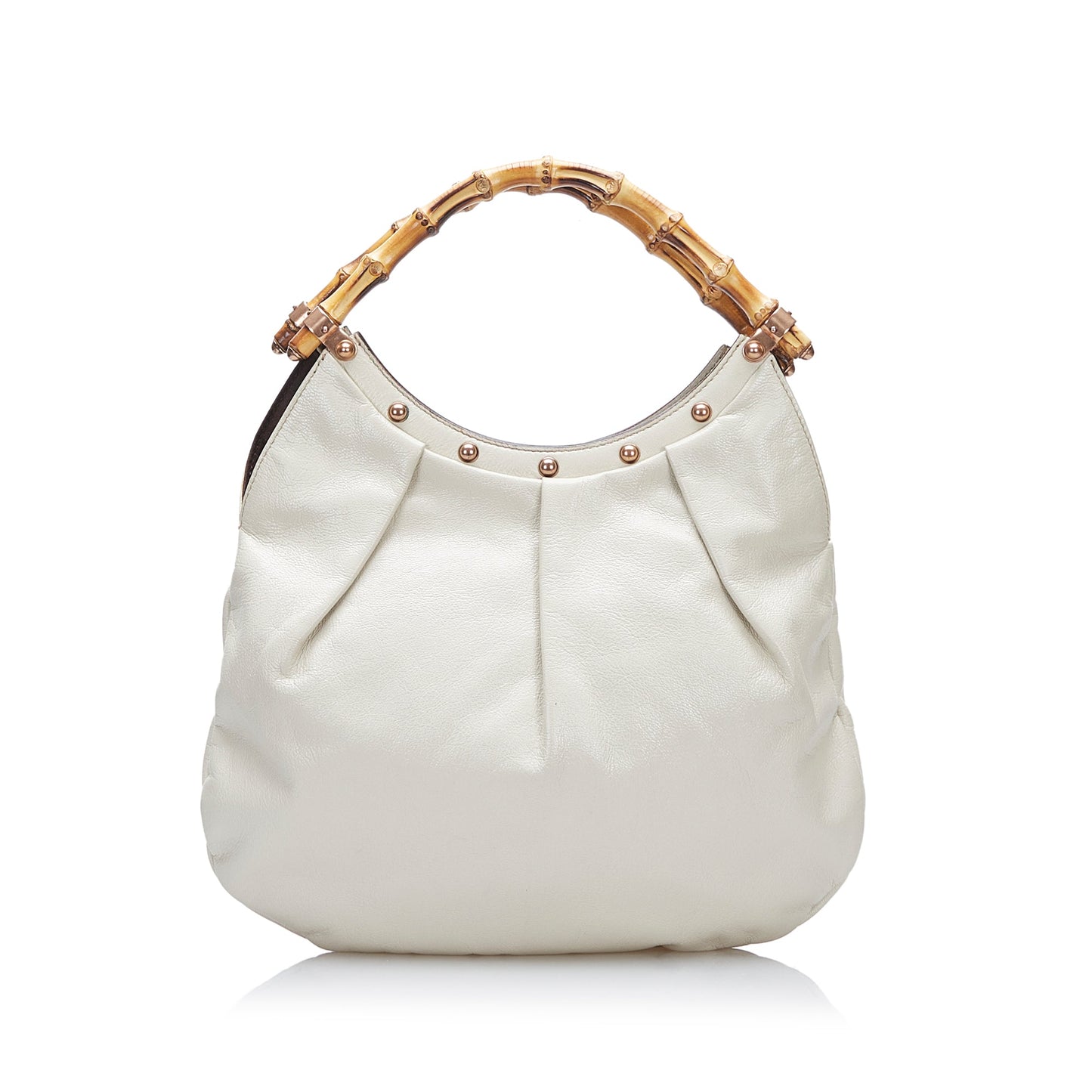 Gucci Mini Bamboo Studded Hobo Hobo Bag