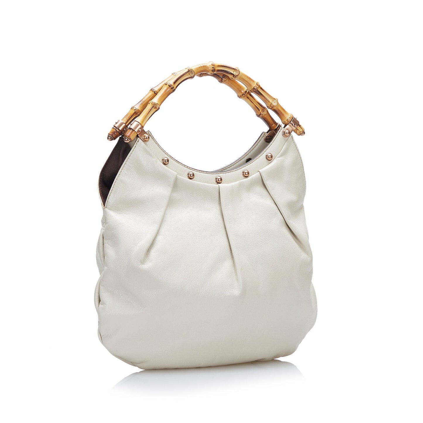 Gucci Mini Bamboo Studded Hobo Hobo Bag