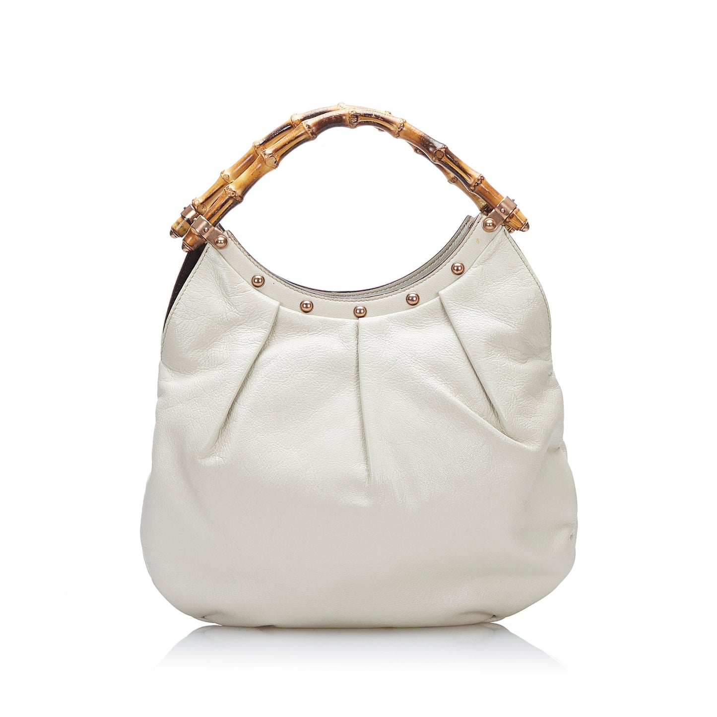 Gucci Mini Bamboo Studded Hobo Hobo Bag
