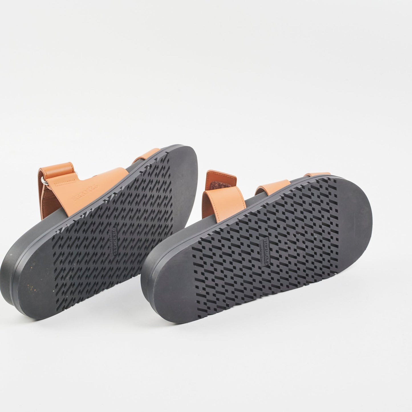 Hermes Chyrpe Leather Sandals (Size 38)