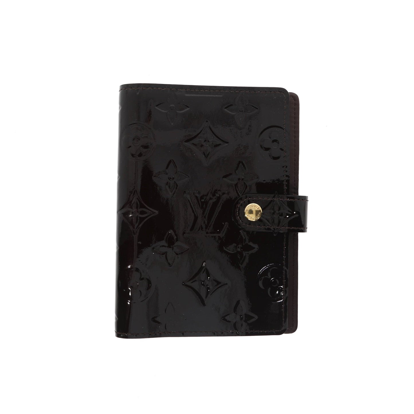 LOUIS VUITTON Agenda Cover in Brown Patent