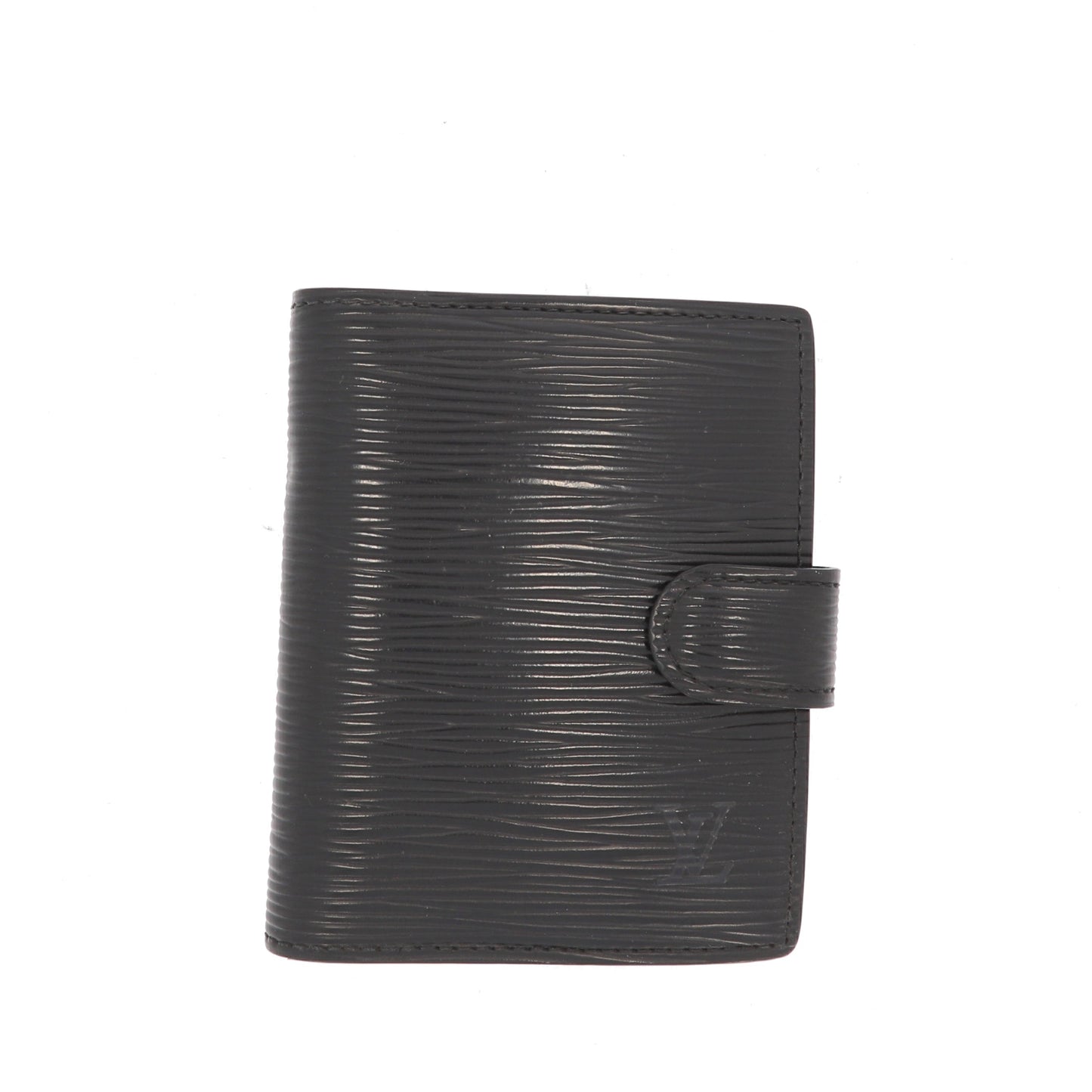 LOUIS VUITTON Agenda Cover in Black Leather