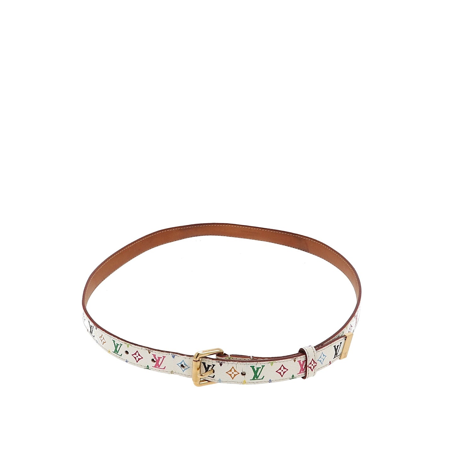 LOUIS VUITTON Belt in Multicolor Leather