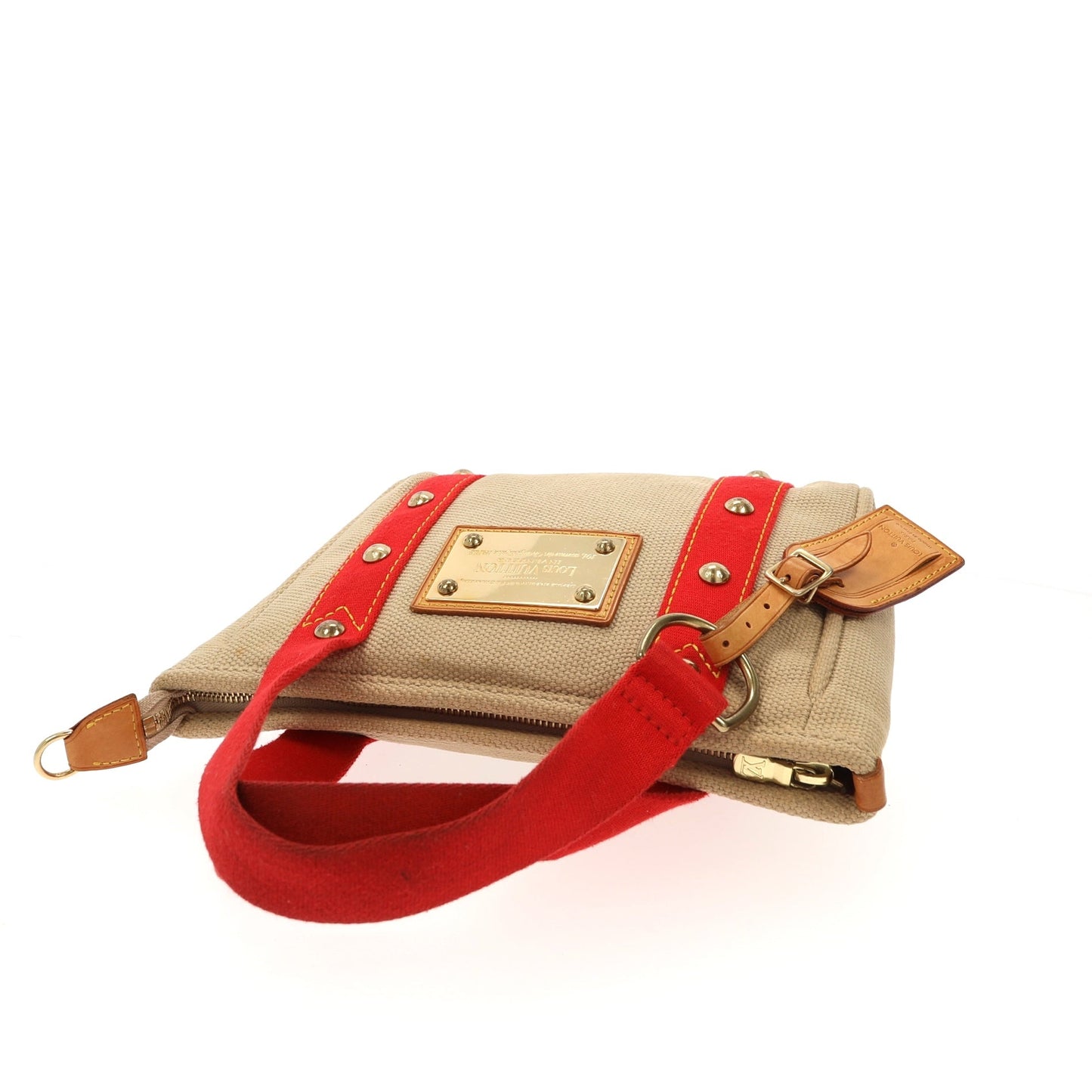 LOUIS VUITTON Handbag in Beige Fabric