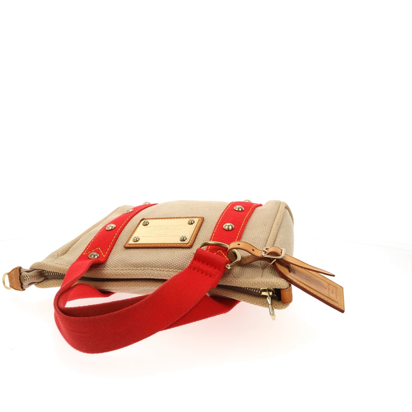 LOUIS VUITTON Handbag in Beige Fabric