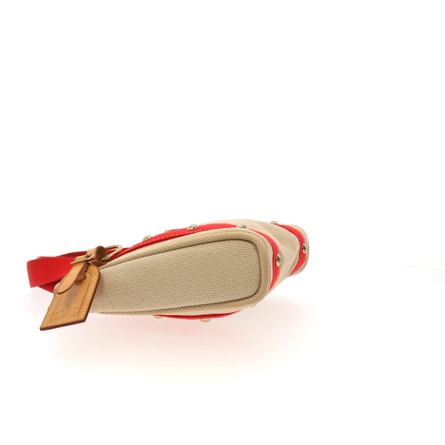LOUIS VUITTON Handbag in Beige Fabric