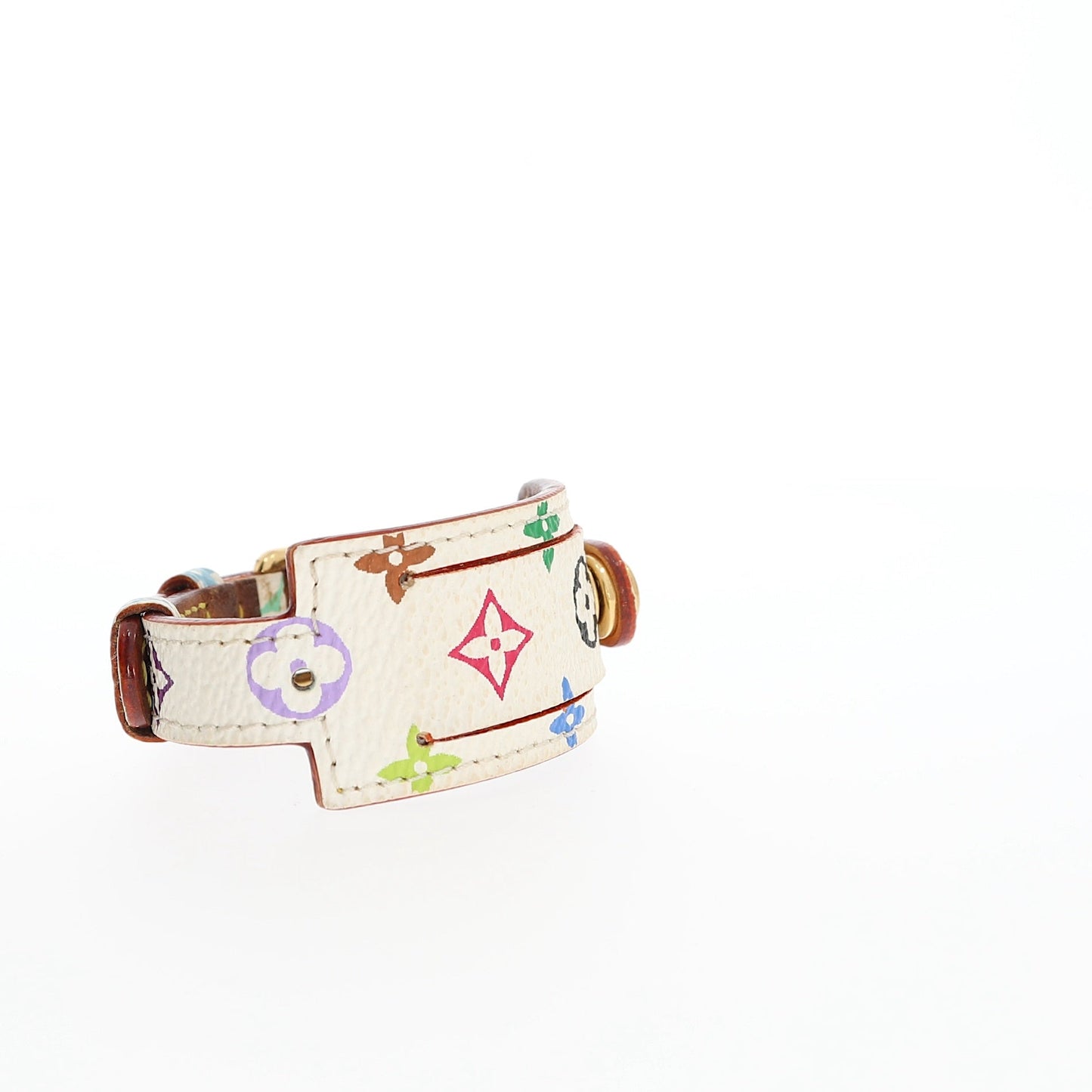 LOUIS VUITTON Bracelet in White Canvas