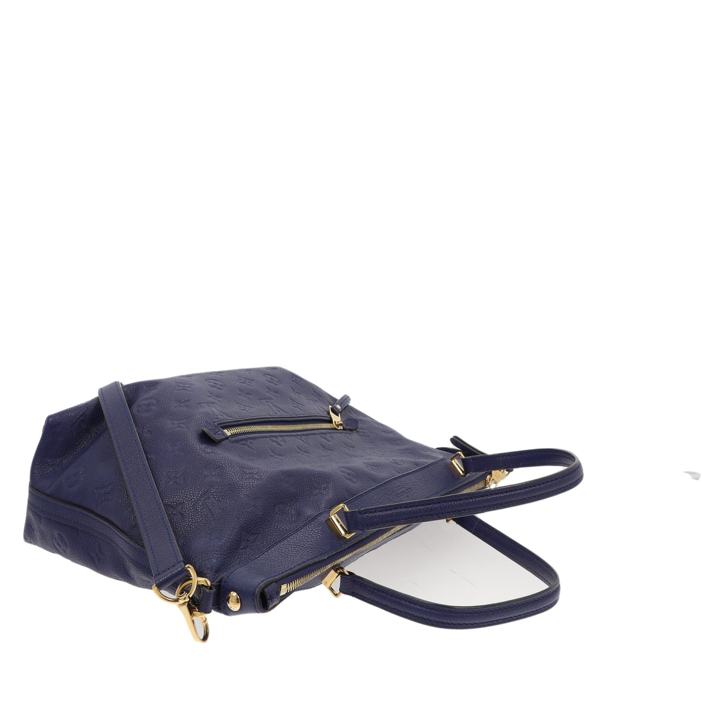 LOUIS VUITTON Bastille Shoulder Bag in Blue Leather