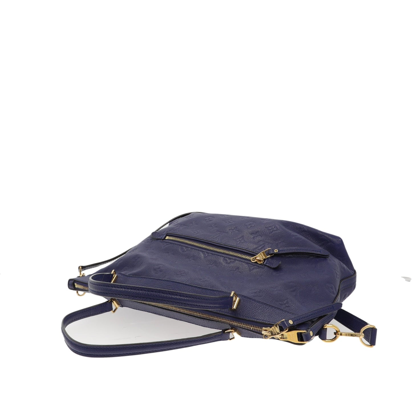 LOUIS VUITTON Bastille Shoulder Bag in Blue Leather