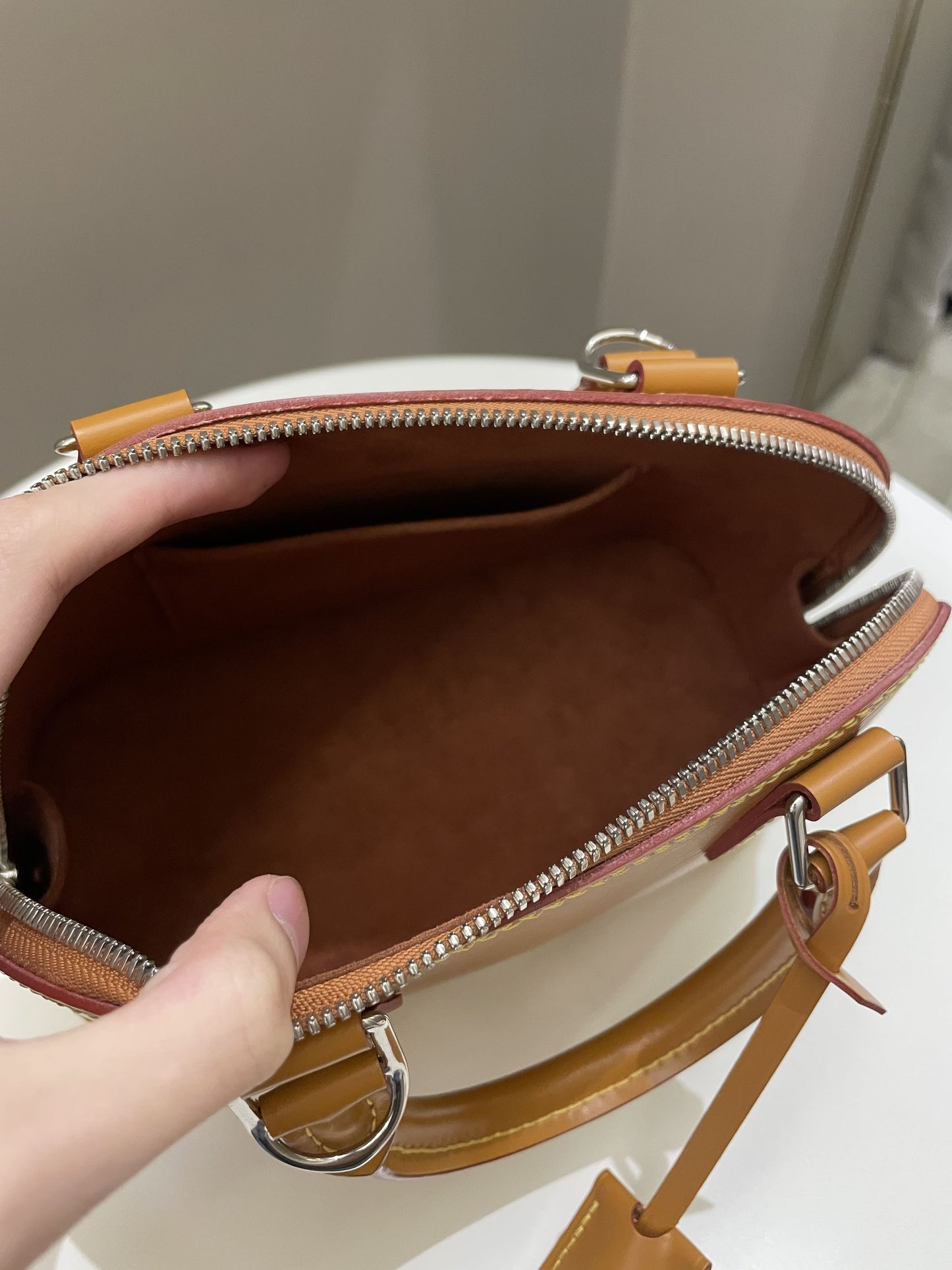 Louis Vuitton Alma BB Gold Miel Epi
