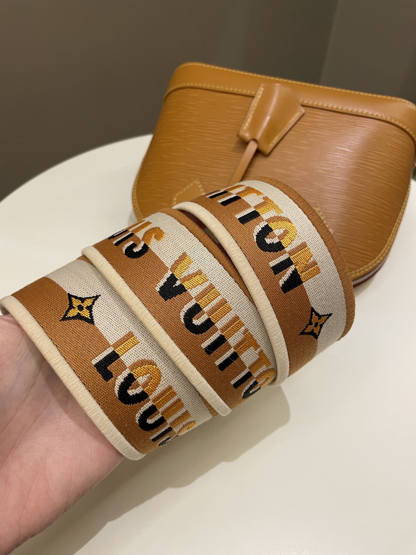 Louis Vuitton Alma BB Gold Miel Epi
