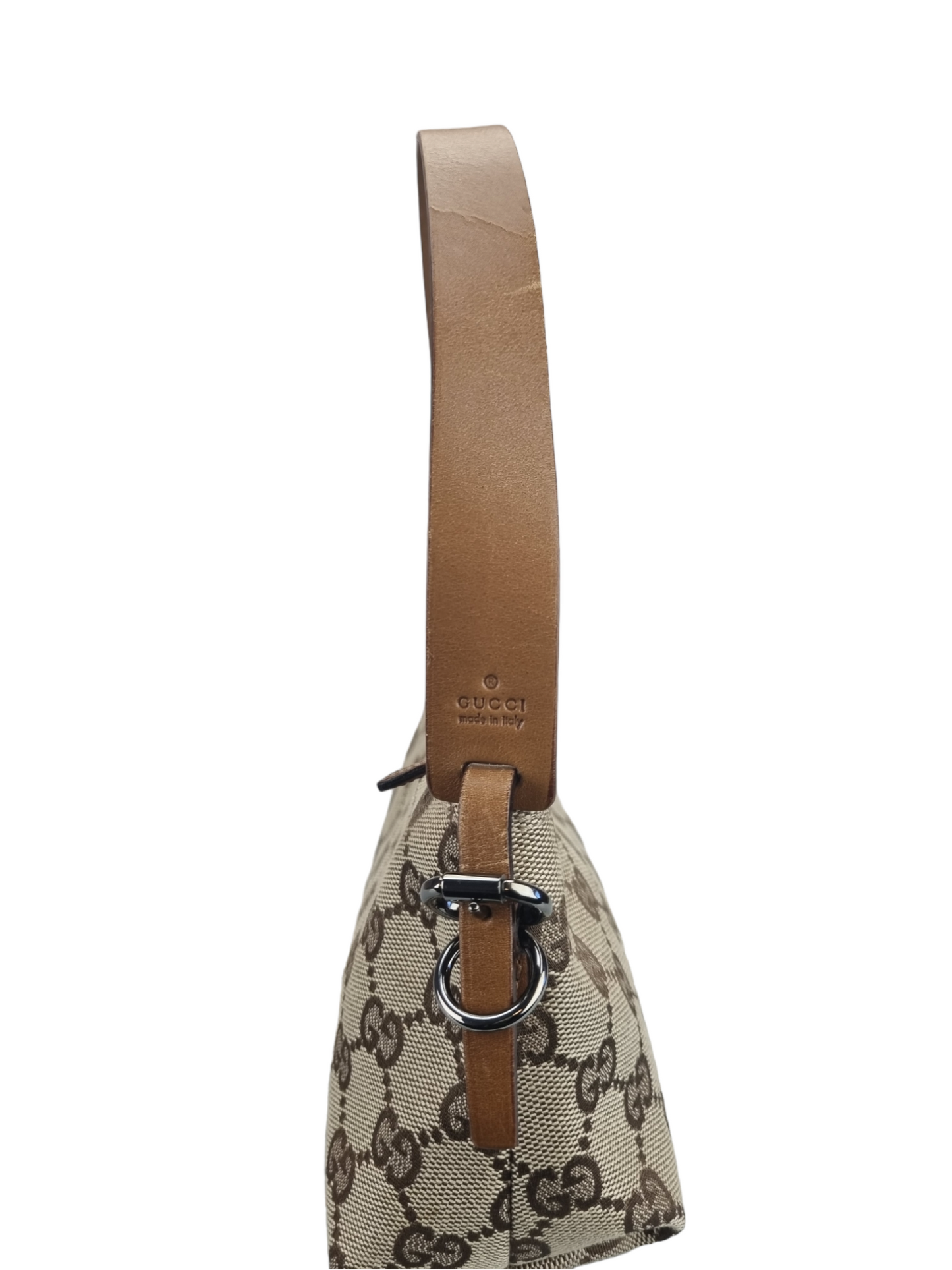 Gucci GG Beige/brown Canvas Pochette