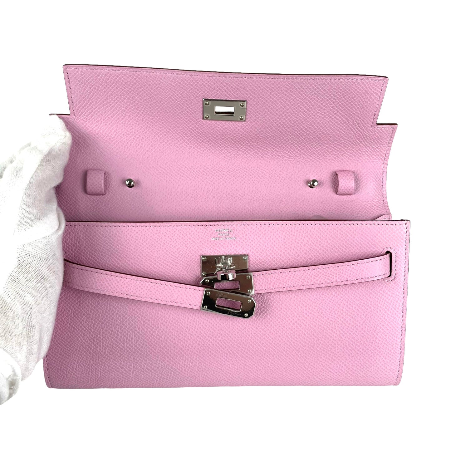 Hermes Kelly To Go Mauve U Stamp 2022