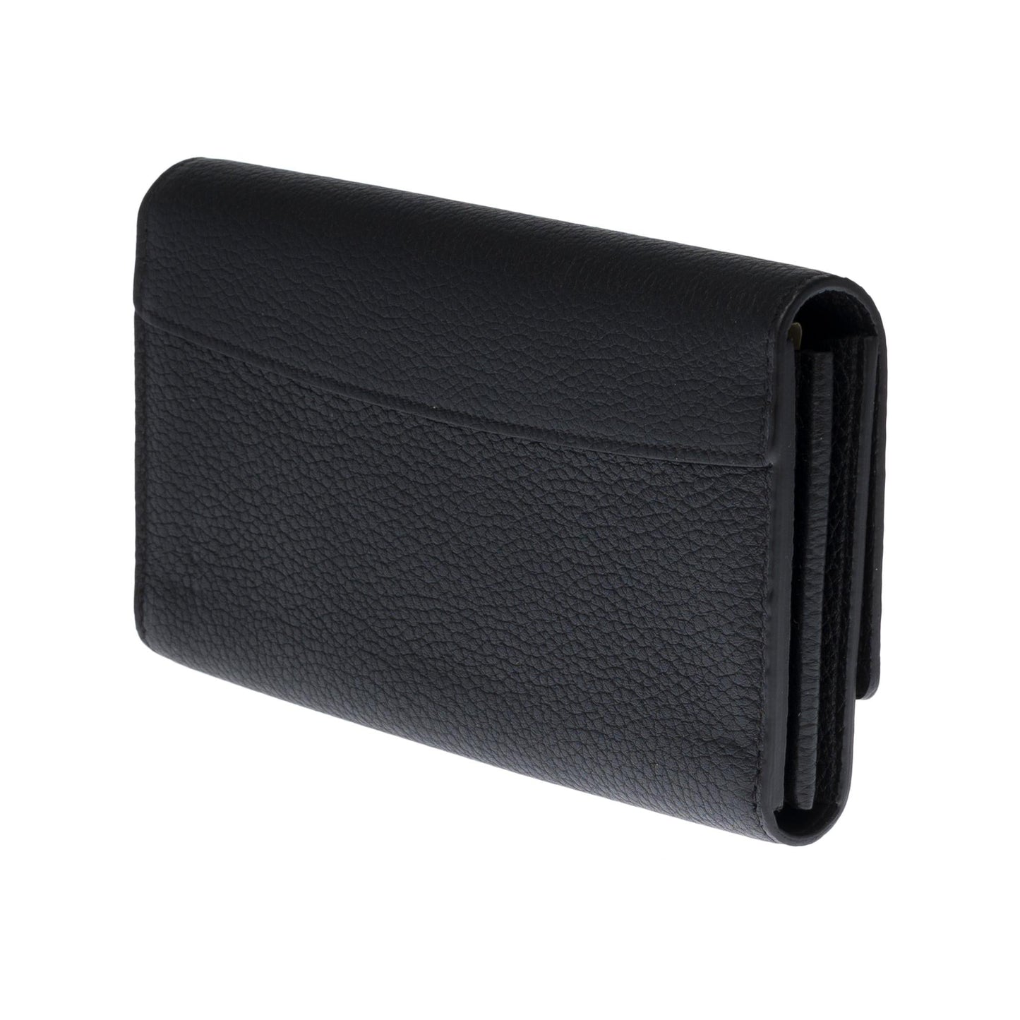 LOUIS VUITTON Brand New Capucines GM Wallet in black Taurillon leather