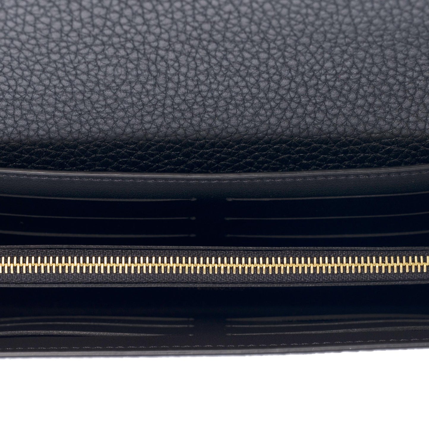 LOUIS VUITTON Brand New Capucines GM Wallet in black Taurillon leather