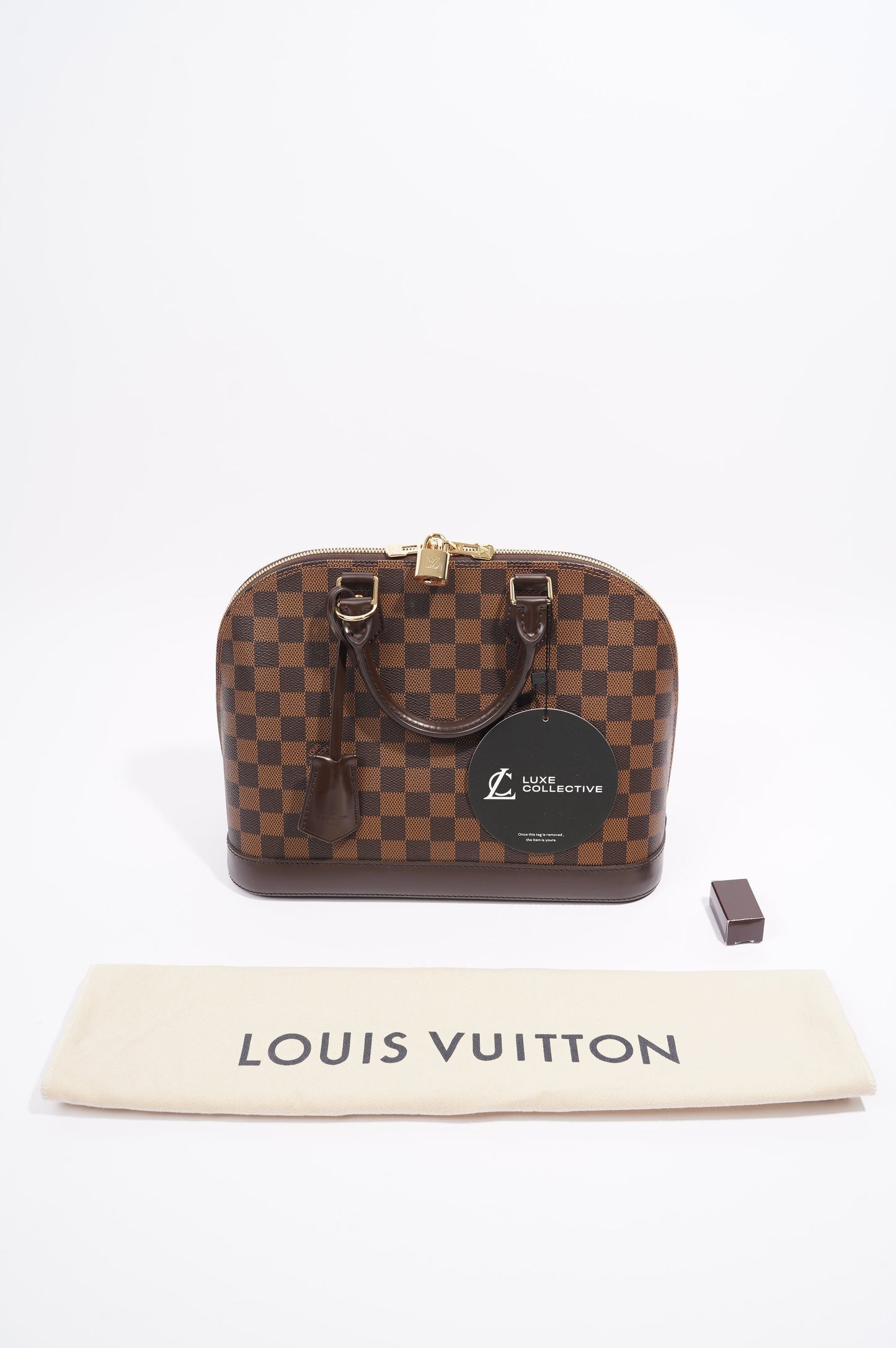 Louis Vuitton Alma Damier Ebene Canvas PM