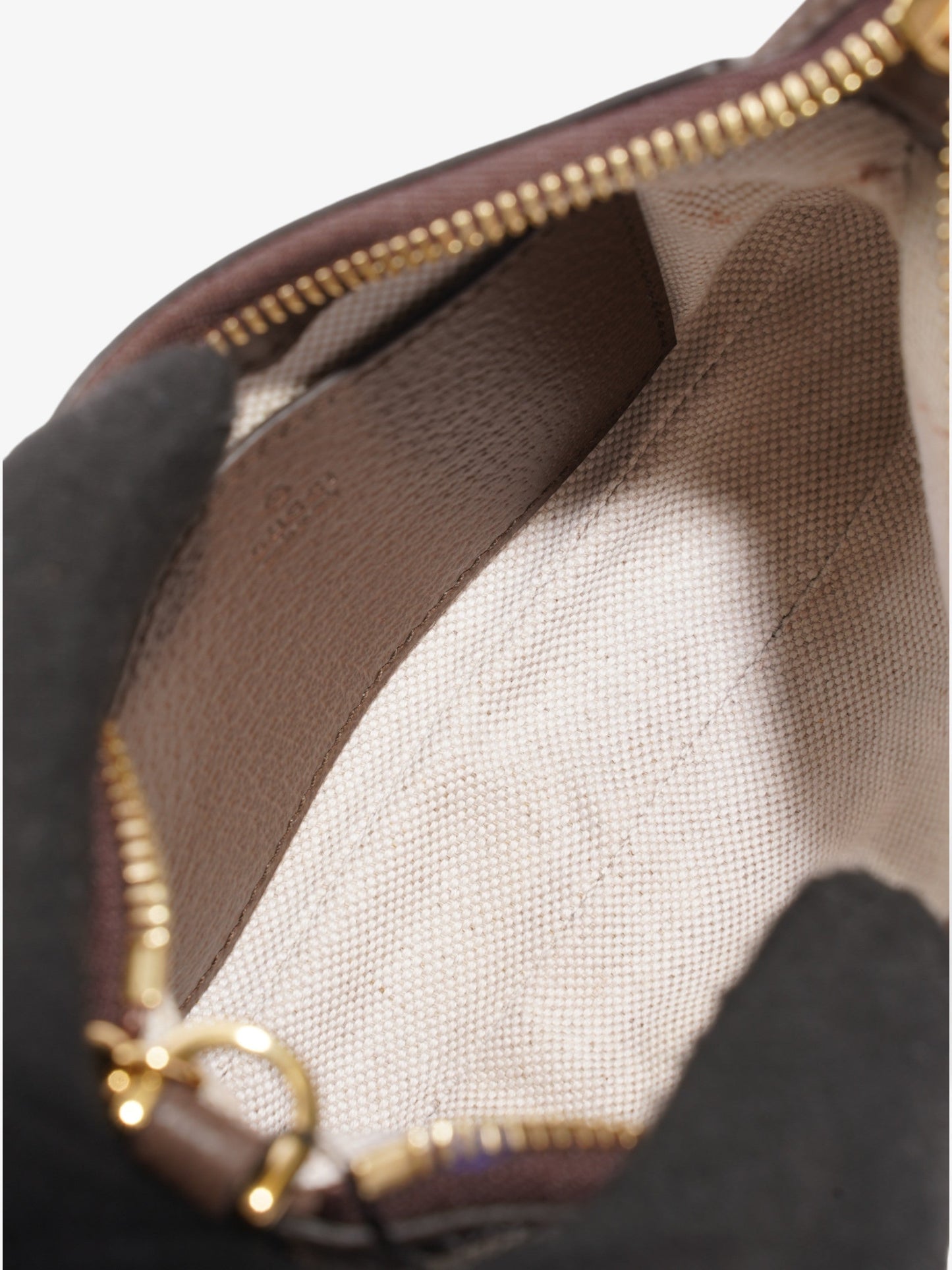 Gucci Ophidia Beige / Ebony Coated Canvas Mini
