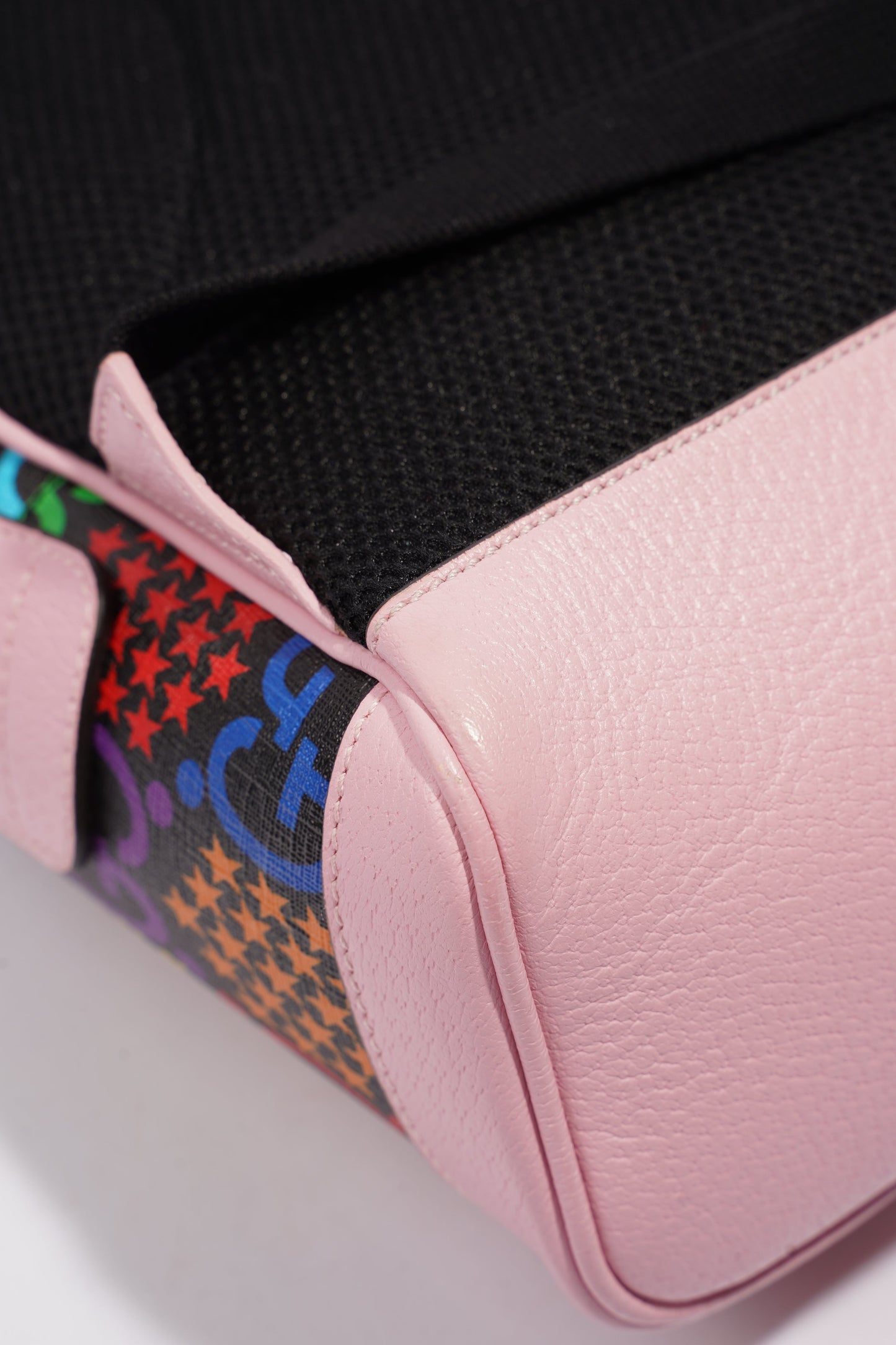 Gucci GG Supreme Psychedelic Backpack Black / Pink / Blue Small