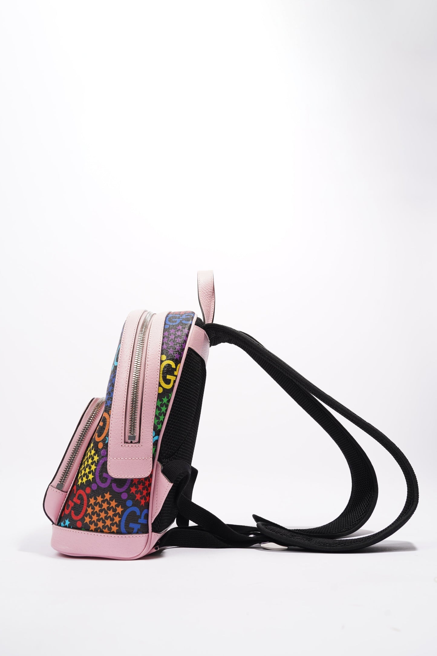 Gucci GG Supreme Psychedelic Backpack Black / Pink / Blue Small