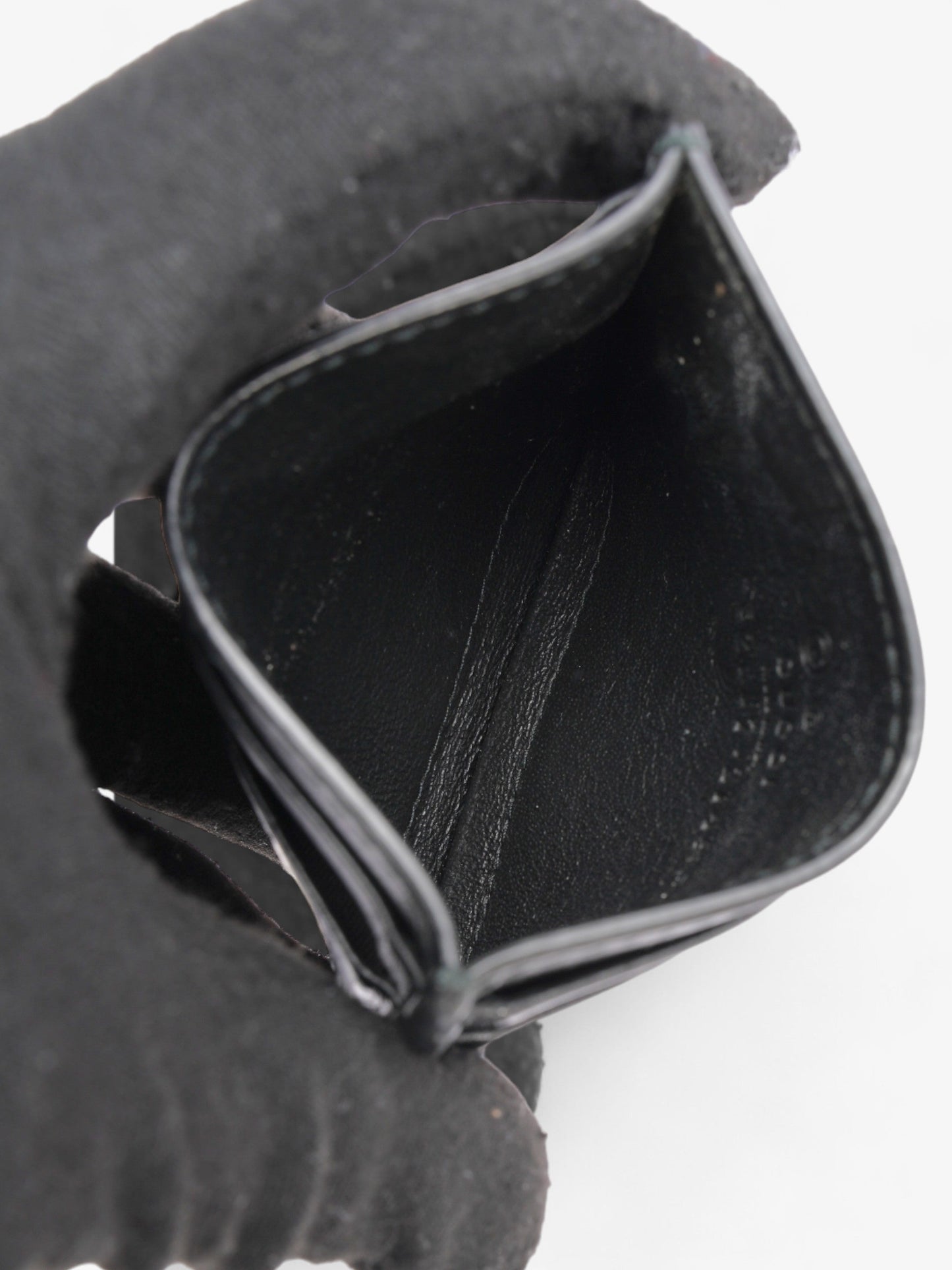 Gucci Microguccissima Card Holder Black Leather