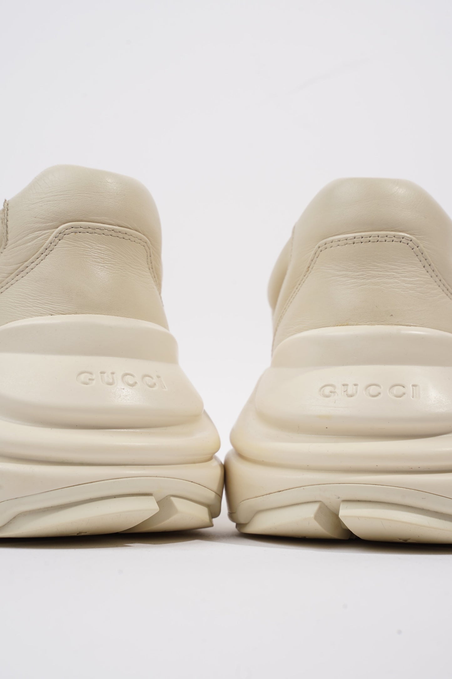 Gucci Rhyton Ivory Leather EU 43 UK 9
