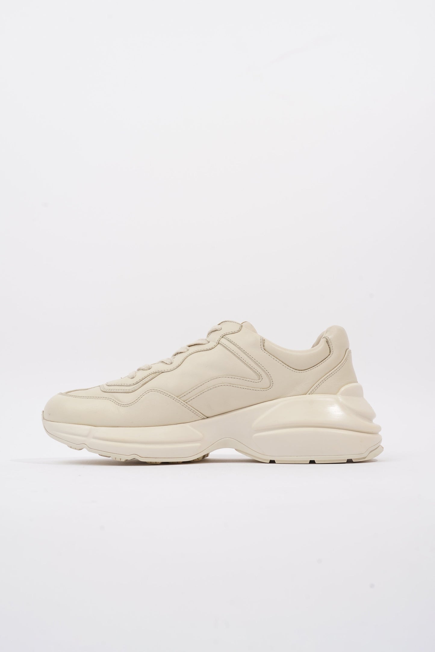 Gucci Rhyton Ivory Leather EU 43 UK 9