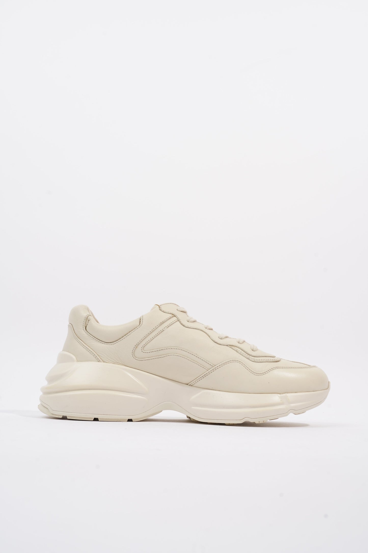 Gucci Rhyton Ivory Leather EU 43 UK 9