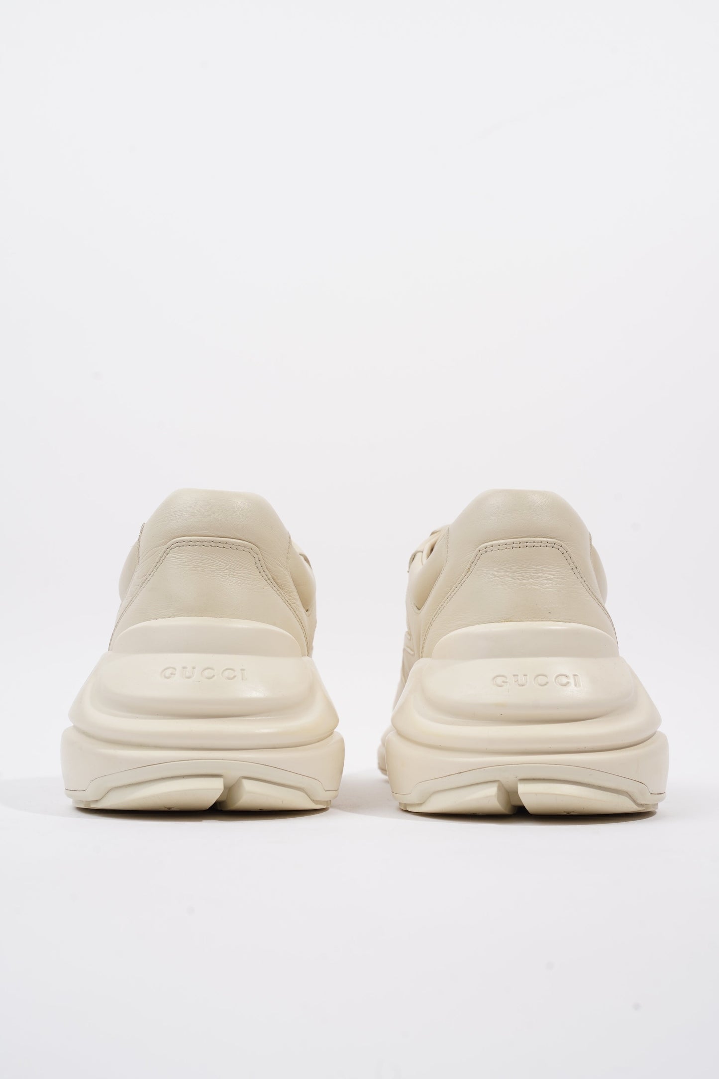 Gucci Rhyton Ivory Leather EU 43 UK 9