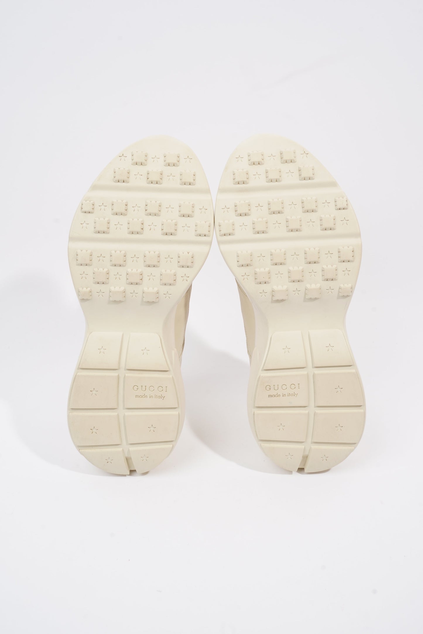Gucci Rhyton Ivory Leather EU 43 UK 9