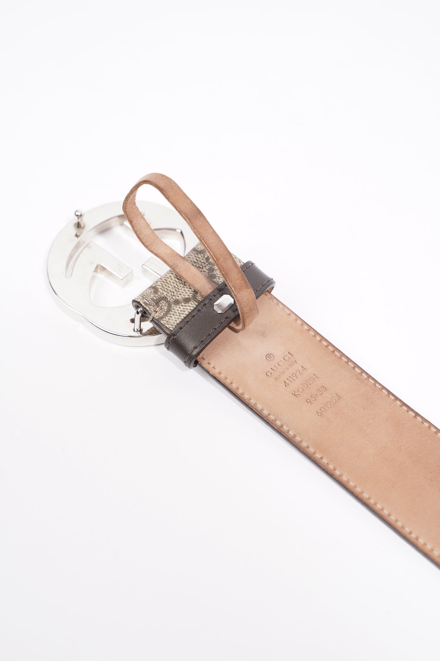 Gucci GG Belt GG Supreme Coated Canvas 95cm 38"
