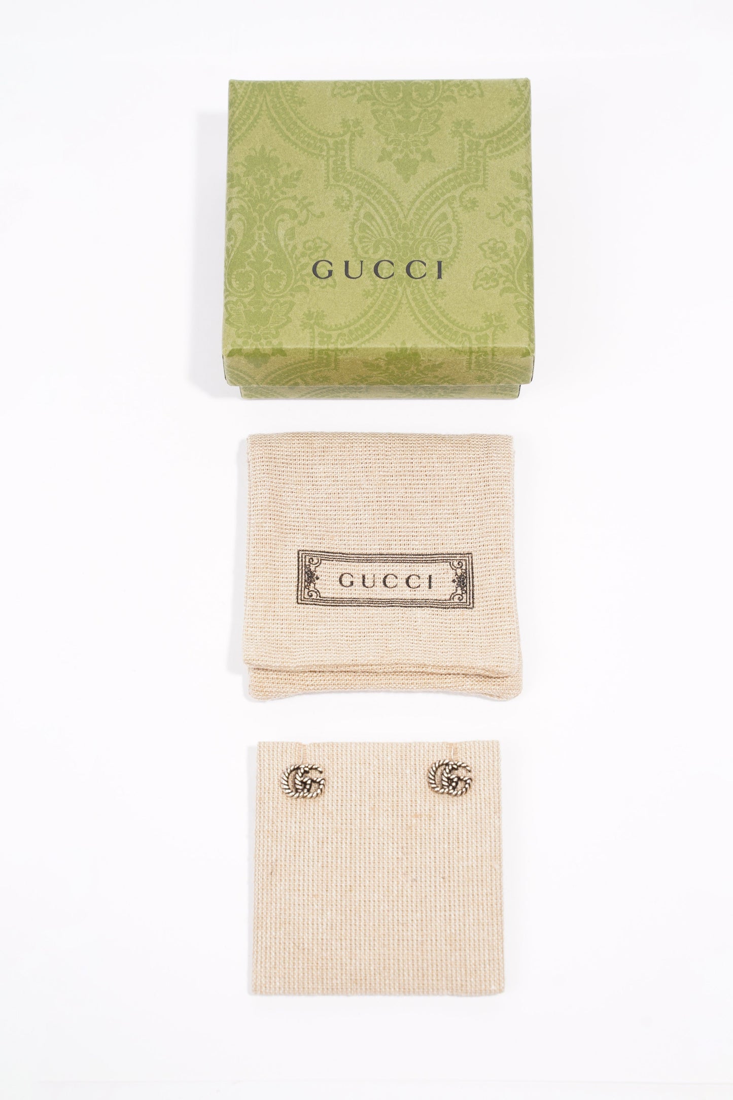 Gucci GG Earrings Silver Silver Sterling