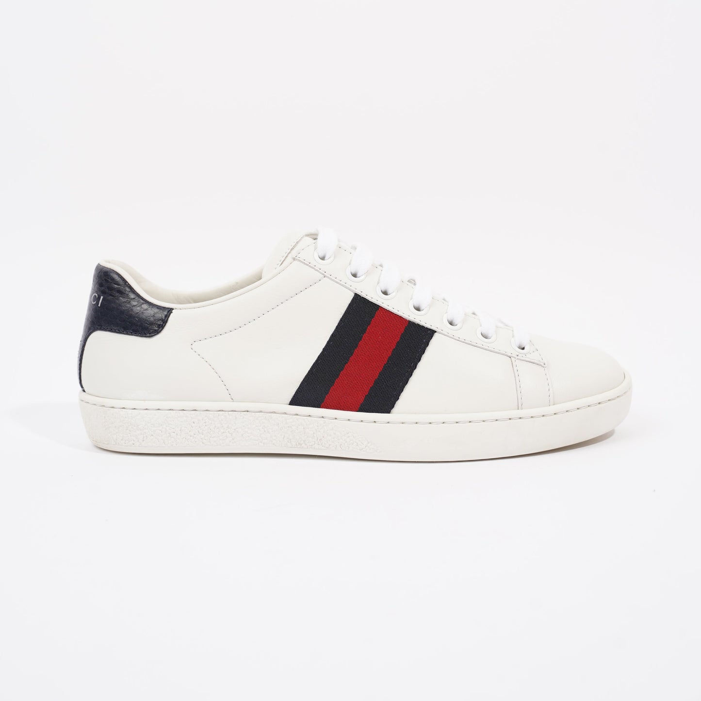 Gucci Ace White / Navy / Red Leather EU 36 UK 3